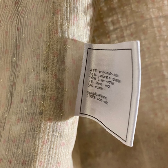 Chanel Tweed Embroidered Jacket Sz: Fr38 Us6 - Picture 9 of 12